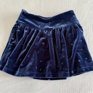 Crewcuts velvet skirt